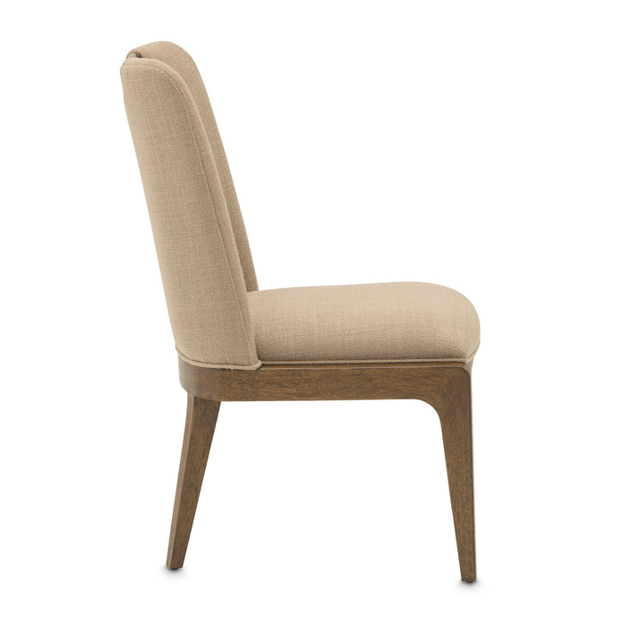 AICO Furniture - Portrait Dining Side Chair in Sienna Brown (Set of 2) - 9031003A-225 - GreatFurnitureDeal