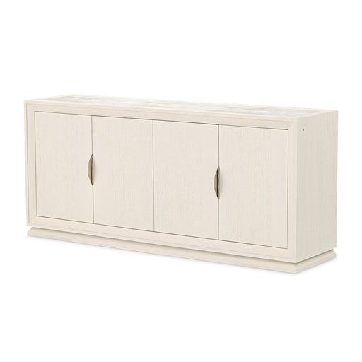 AICO Furniture - Portrait Sideboard with Lightup Top in Alabaster White - 9031007-145 - GreatFurnitureDeal