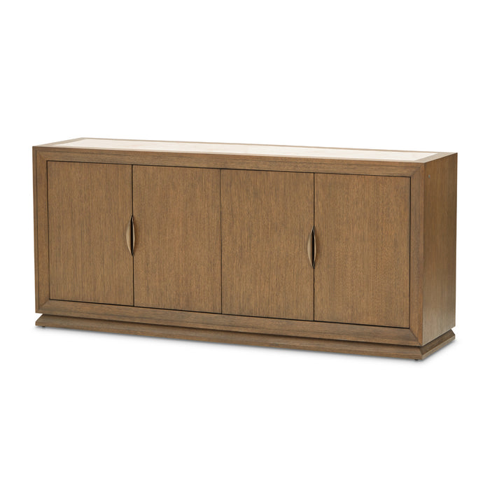 AICO Furniture - Portrait Sideboard with LED Lights in Sienna Brown - 9031007-225 - GreatFurnitureDeal