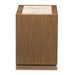 AICO Furniture - Portrait 2-Drawer Nightstand with LED Lights in Sienna Brown - 9031042-225 - GreatFurnitureDeal
