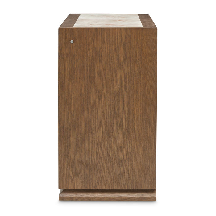 AICO Furniture - Portrait Small Dresser with LED Lights in Sienna Brown - 9031050SA-225