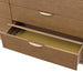 AICO Furniture - Portrait King Large Dresser with Mirror in Sienna Brown - 9031051SA-260-225 - GreatFurnitureDeal