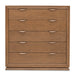 AICO Furniture - Portrait 5-Drawer Chest in Sienna Brown - 9031070SA-225 - GreatFurnitureDeal