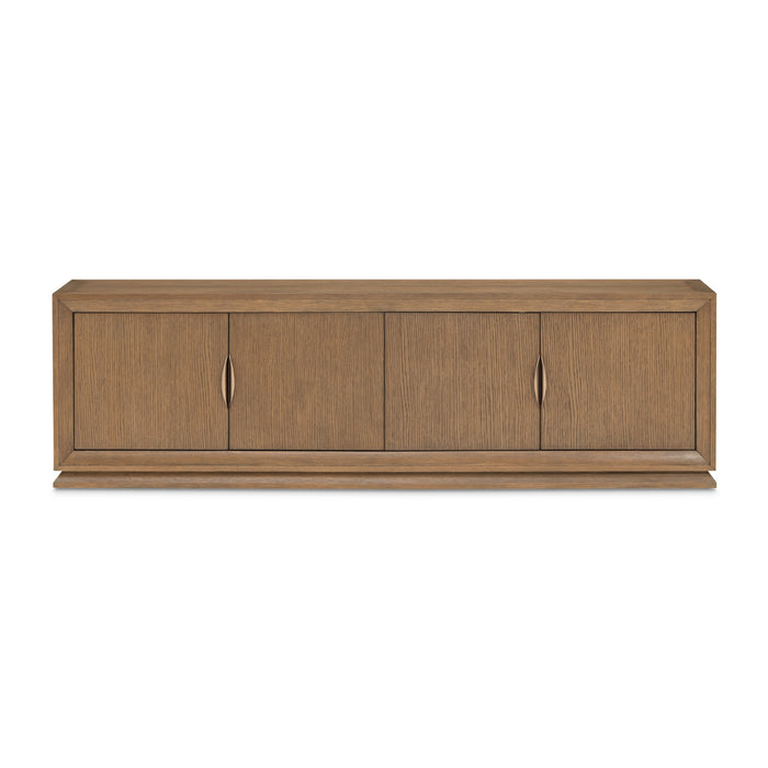 AICO Furniture - Portrait TV Console in Sienna Brown - 9031081-225
