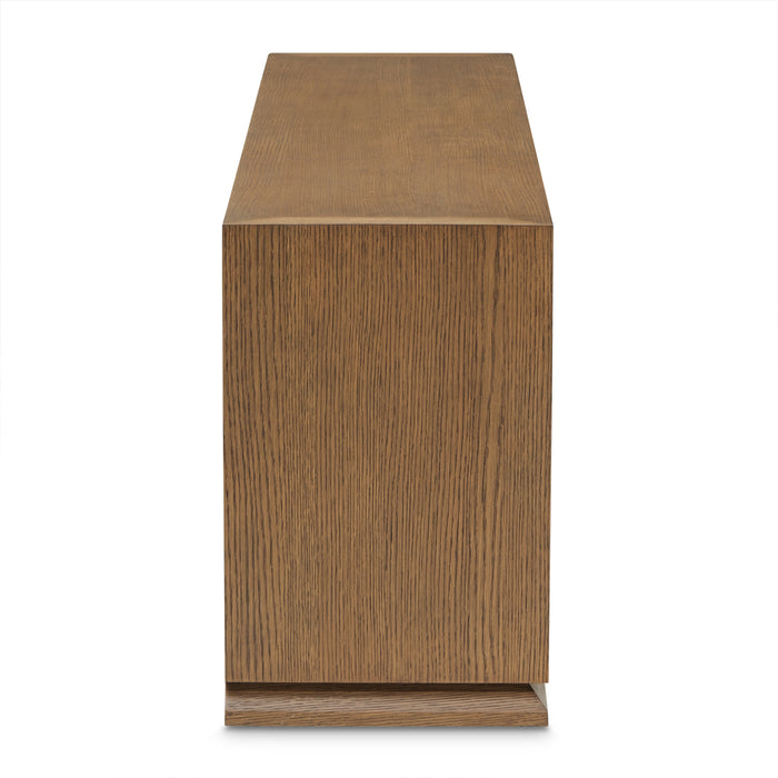 AICO Furniture - Portrait TV Console in Sienna Brown - 9031081-225