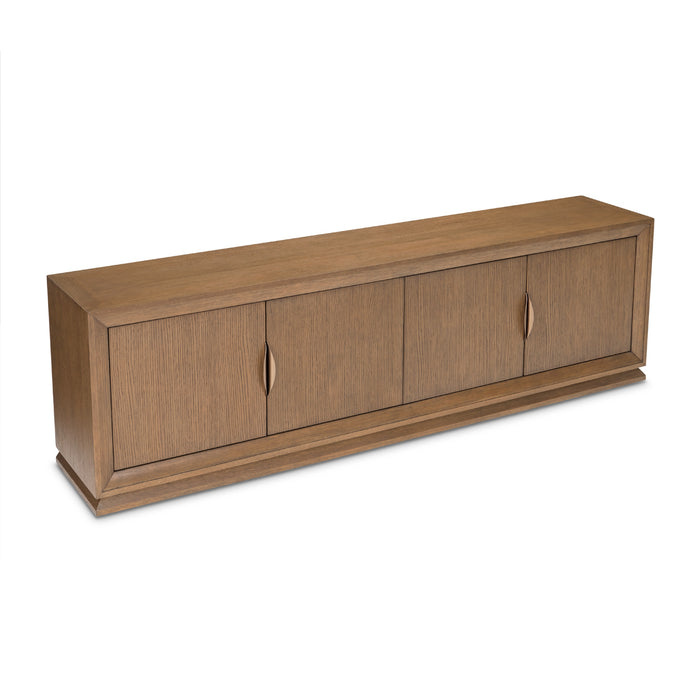 AICO Furniture - Portrait TV Console in Sienna Brown - 9031081-225