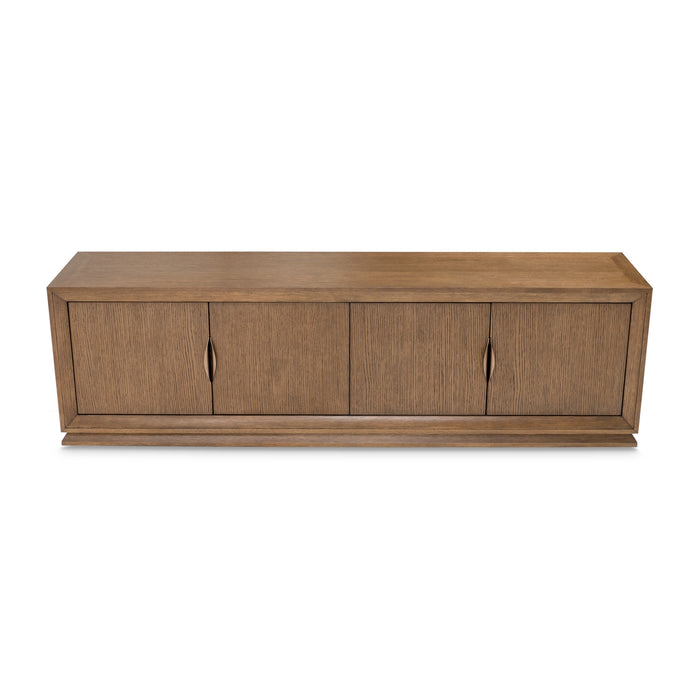 AICO Furniture - Portrait TV Console in Sienna Brown - 9031081-225