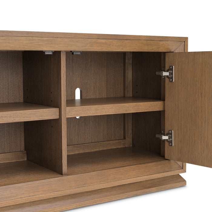 AICO Furniture - Portrait TV Console in Sienna Brown - 9031081-225