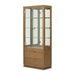 AICO Furniture - Portrait Display Cabinet in Sienna Brown - 9031209-225 - GreatFurnitureDeal