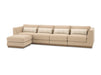 AICO Furniture - Portrait 5 Piece Sectional in Toffee - Sienna Brown - 90318-5PCSET-225 - GreatFurnitureDeal
