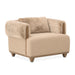 AICO Furniture - Portrait Accent Chair with Ottoman in Toffee - Sienna Brown - 9031834-877-TOFFE-225 - GreatFurnitureDeal