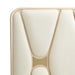 AICO Furniture - La Rachelle King Upholstered Panel Bed in Medium Champagne - 9034000EK-136 - GreatFurnitureDeal