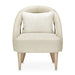 AICO Furniture - La Rachelle"Flame Chair Gold Rush"in Champagne - 9034834-GDRSH-136 - GreatFurnitureDeal