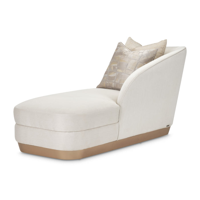AICO Furniture - La Rachelle"Chaise in Champagne - 9034842-ICICL-136