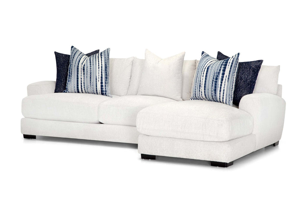 Franklin Furniture - Hollyn 2 Piece Sectional in Orlando Snow - 903-Right Arm Chaise