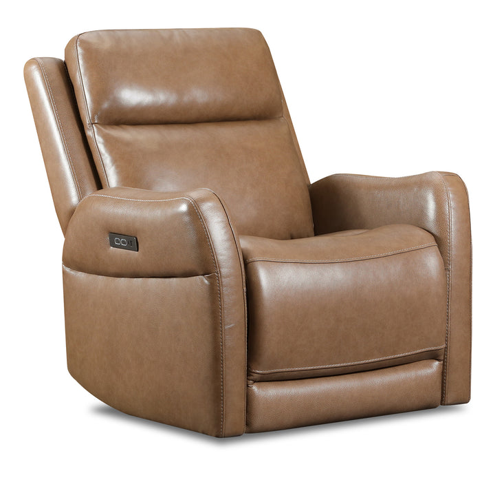 Southern Motion REVIVE - 9082P Garland Power Swivel Glider with Zero Gravity in Liverpool Chestnut - 9082P/97218 - GreatFurnitureDeal