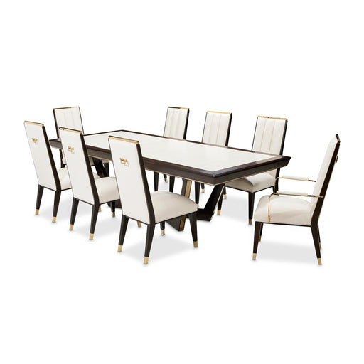 AICO Furniture - Belmont Place Rectangular Dining Table in Espresso - 9085000-409 - GreatFurnitureDeal