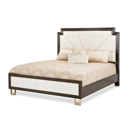 AICO Furniture - Belmont Palace 6 Piece Queen Platform Bedroom Set In Espresso - 9085000QN3-409-6SET - GreatFurnitureDeal