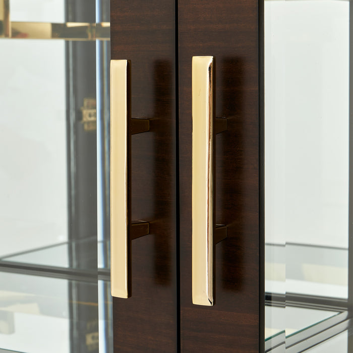 AICO Furniture - Belmont Place China Buffet in Espresso - 9085005-06-409 - GreatFurnitureDeal