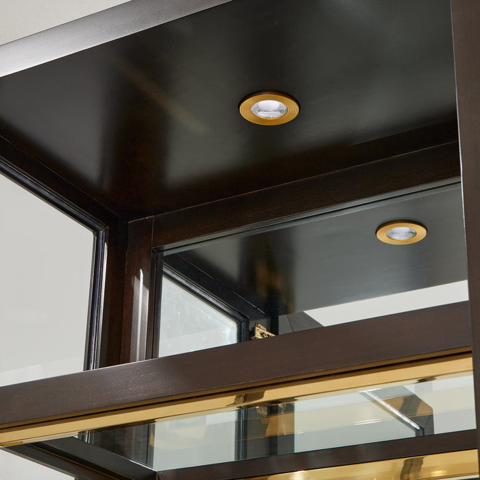 AICO Furniture - Belmont Place China Buffet in Espresso - 9085005-06-409 - GreatFurnitureDeal