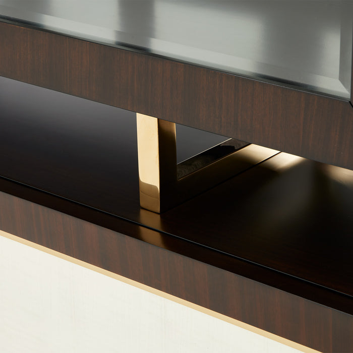 AICO Furniture - Belmont Place China Buffet in Espresso - 9085005-06-409 - GreatFurnitureDeal