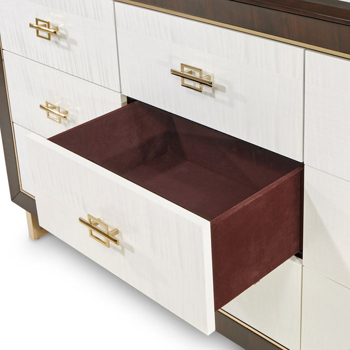 AICO Furniture - Belmont Palace 3 Piece Eastern King Platform Bedroom Set In Espresso - 9085000EK3-409-3SET