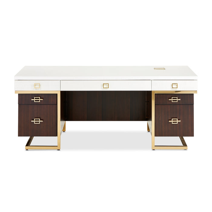 AICO Furniture - Belmont Place"Desk"Espresso - 9085207-409 - GreatFurnitureDeal