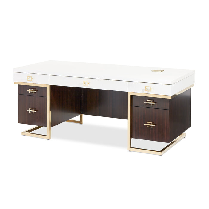 AICO Furniture - Belmont Place"Desk"Espresso - 9085207-409 - GreatFurnitureDeal