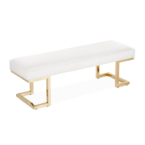 AICO Furniture - Belmont Palace Bed Bench Bright Gold - 9085904-806 - GreatFurnitureDeal