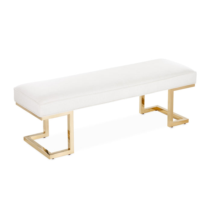 AICO Furniture - Belmont Palace Bed Bench Bright Gold - 9085904-806