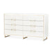 AICO Furniture - Palm Gate Dresser Cloud White - 9086050SA-108 - GreatFurnitureDeal