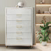 AICO Furniture - Palm Gate 6 Drawer Chest in Cloud White - 9086070SA-108 - GreatFurnitureDeal