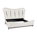 AICO Furniture - Tuxedo King Upholstered Bed - Piano Keyboard - 9087000EK-832 - GreatFurnitureDeal