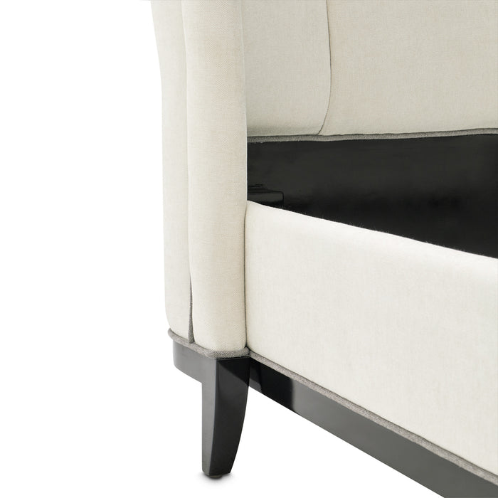 AICO Furniture - Tuxedo King Upholstered Bed - Piano Keyboard - 9087000EK-832 - GreatFurnitureDeal