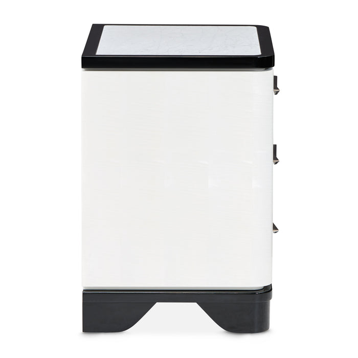 AICO Furniture - Tuxedo Nightstand Piano Keyboard - 9087040-832 - GreatFurnitureDeal