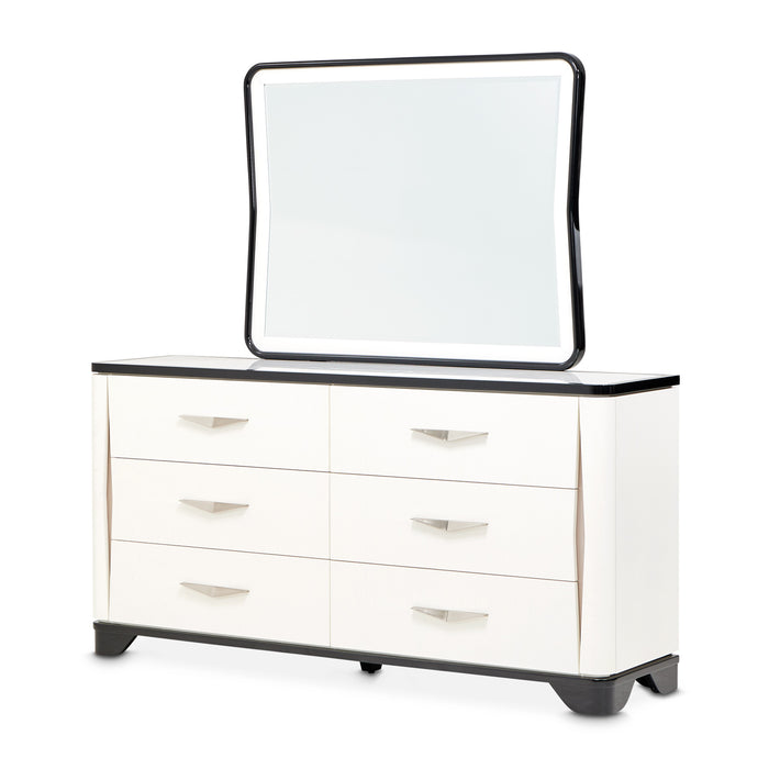 AICO Furniture - Tuxedo Dresser Piano Keyboard - 9087050SA-832 - GreatFurnitureDeal