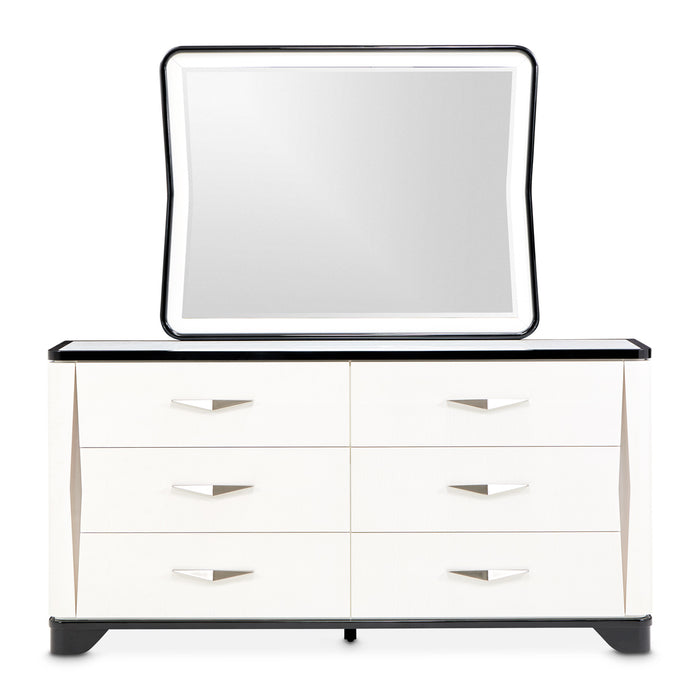 AICO Furniture - Tuxedo Dresser Piano Keyboard - 9087050SA-832 - GreatFurnitureDeal