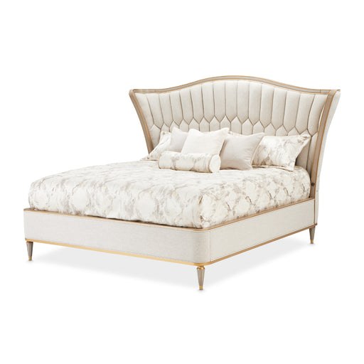 AICO Furniture - St Charles Eastern King Platform Bed In Espresso - 9088000EK-803 - GreatFurnitureDeal