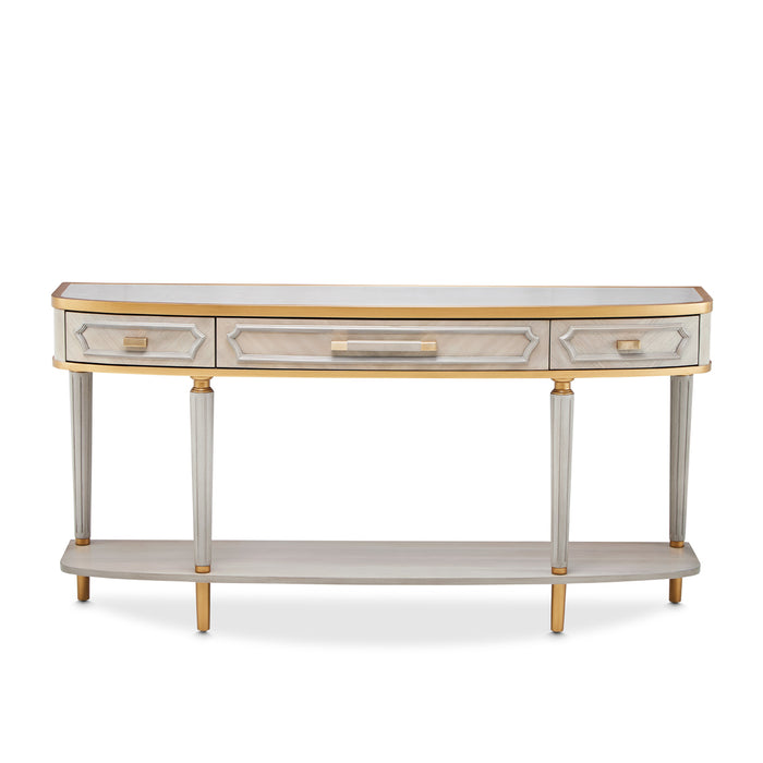 AICO Furniture - St.Charles Console Table Dove Gray - 9088223-803 - GreatFurnitureDeal