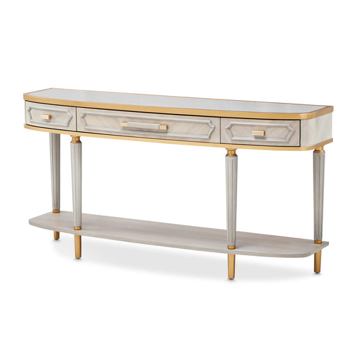 AICO Furniture - St.Charles Console Table Dove Gray - 9088223-803 - GreatFurnitureDeal