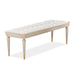 AICO Furniture - St.Charles Bench in Dove Gray - 9088904-803 - GreatFurnitureDeal