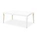 AICO Furniture - La Marisia 5 Piece Rectangular Dining Table Set - Creamy Pearl - 9089000-112-5SET - GreatFurnitureDeal