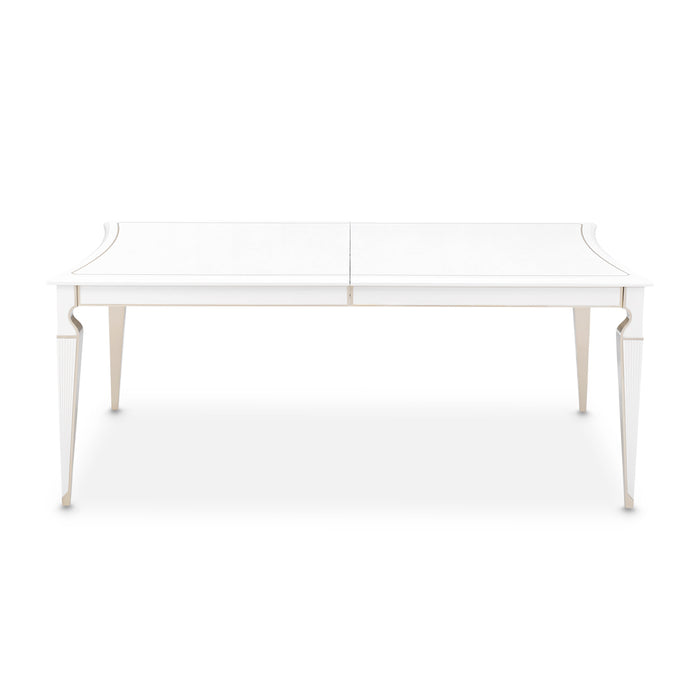 AICO Furniture - La Marisia 5 Piece Rectangular Dining Table Set - Creamy Pearl - 9089000-112-5SET - GreatFurnitureDeal