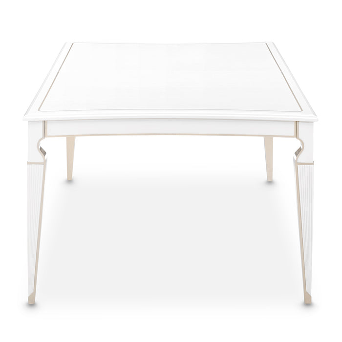AICO Furniture - La Marisia 5 Piece Rectangular Dining Table Set - Creamy Pearl - 9089000-112-5SET - GreatFurnitureDeal