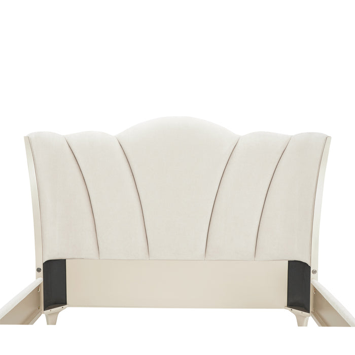 AICO Furniture - La Marisia California King Bed in Tranquil/Champagne Gold - 9089000CK3-112 - GreatFurnitureDeal