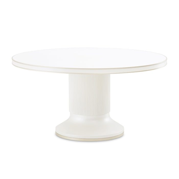AICO Furniture - La Marisia Round Dining Table - Creamy Pearl - 9089001-112 - GreatFurnitureDeal
