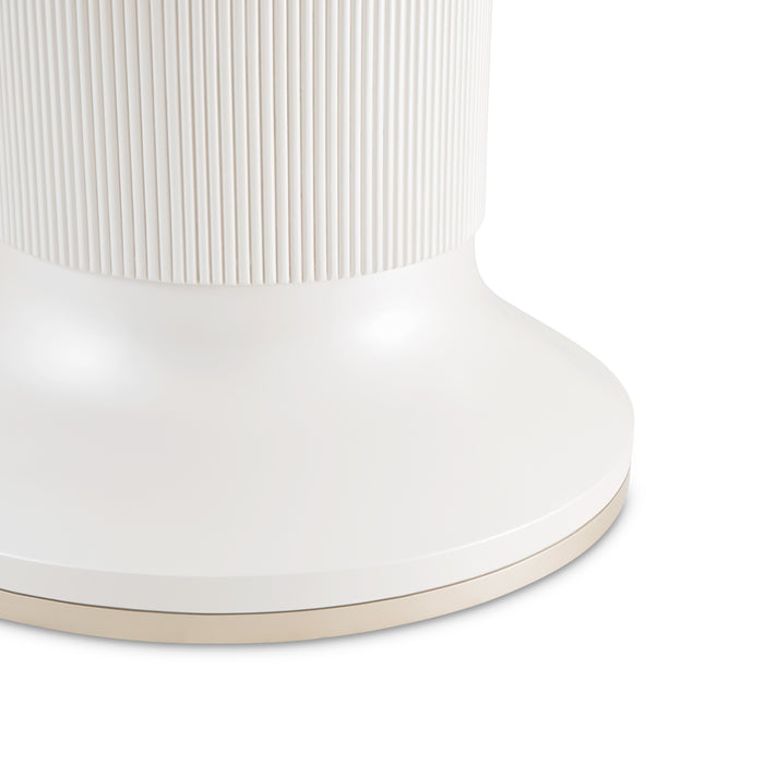 AICO Furniture - La Marisia Round Dining Table - Creamy Pearl - 9089001-112 - GreatFurnitureDeal