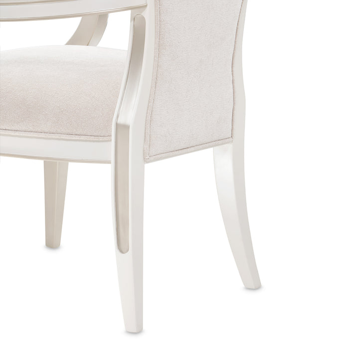 AICO Furniture - La Marisia Dining Arm Chair, Set of 2 - Tranquil/Creamy Pearl - 9089004-112 - GreatFurnitureDeal