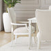 AICO Furniture - La Marisia Dining Arm Chair, Set of 2 - Tranquil/Creamy Pearl - 9089004-112 - GreatFurnitureDeal