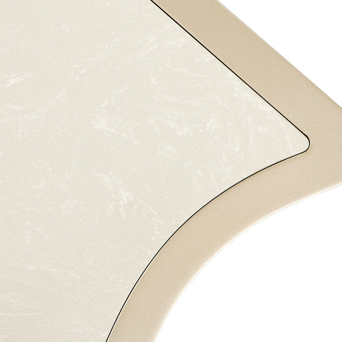 AICO Furniture - La Marisia Nightstand - Creamy Pearl - 9089040-112 - GreatFurnitureDeal